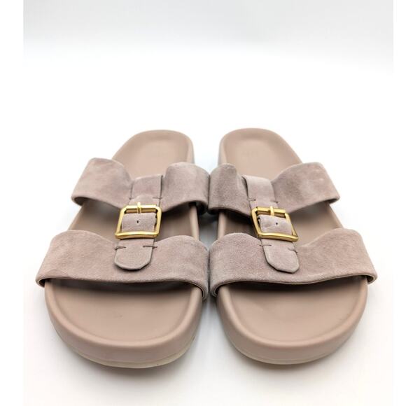 Sarto by Franco Sarto Braxton Two Strap Sandal Women's Porcini Beige Size US6.5M - Picture 2 of 10